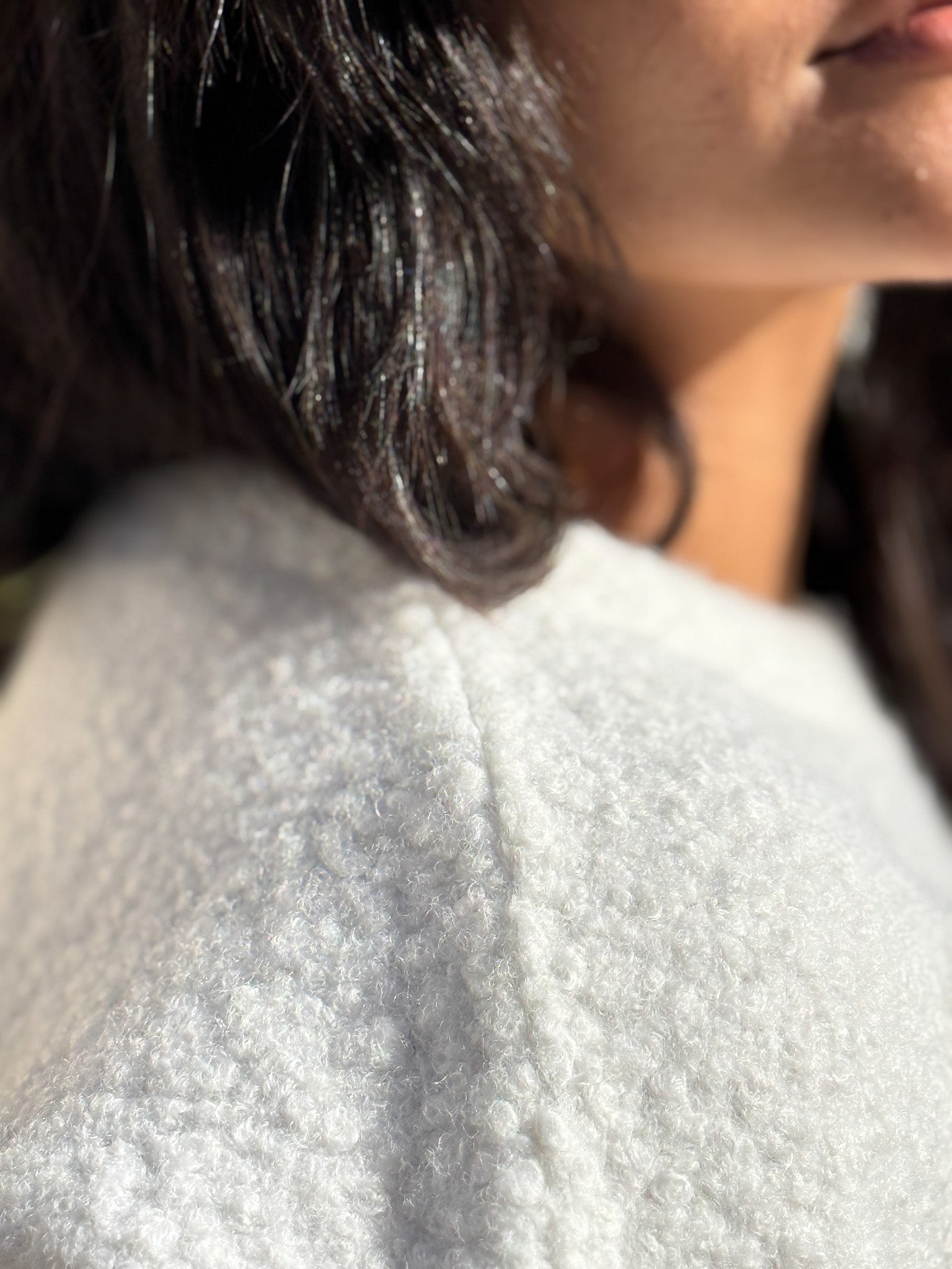 The Ivory Fluff Fur Pullover