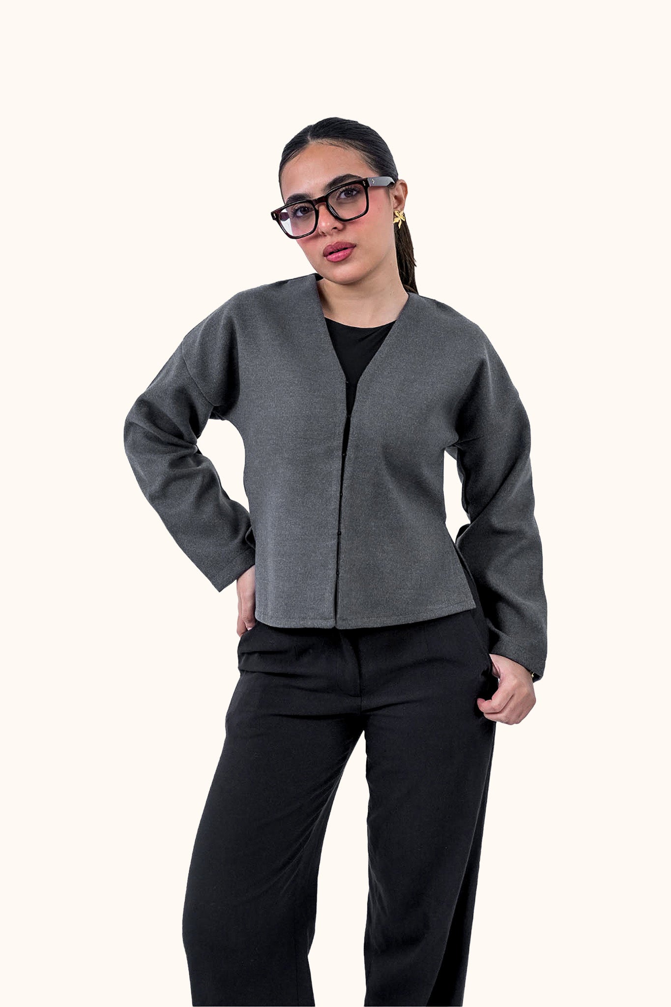 The Contour Peplum Jacket